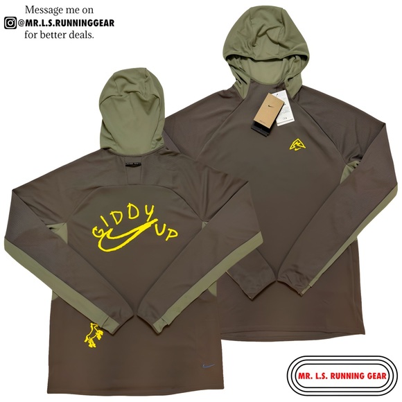 Nike Trail Dri-FIT UV Hooded Running Pullover Hoodie HJ4172-289 - Picture 1 of 3